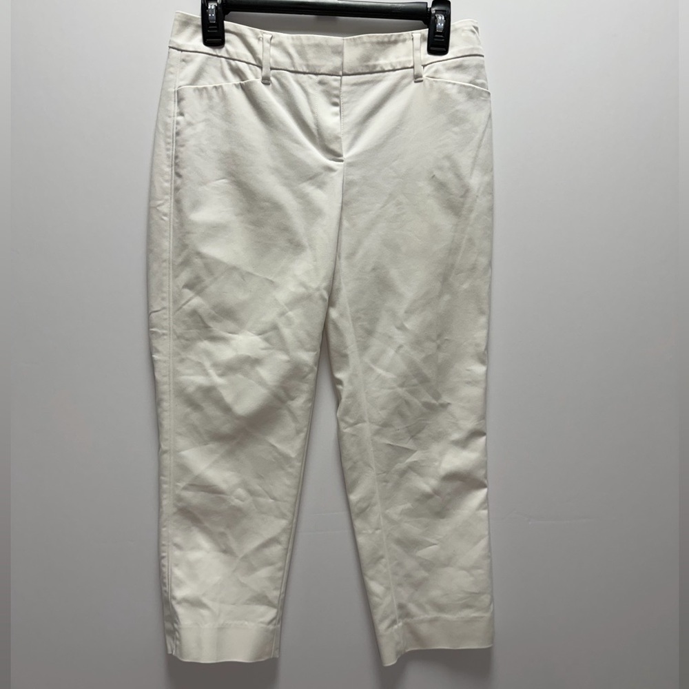 White House Black Market Perfect Form Straight Crop Pants Size 4